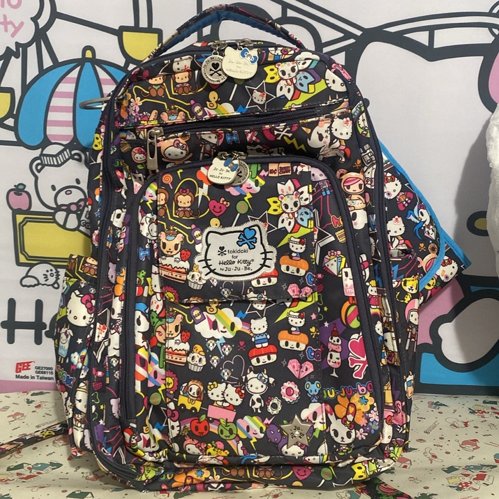 New Jujube Tokidoki Hello Kitty Sanrio dream world be right back backpack